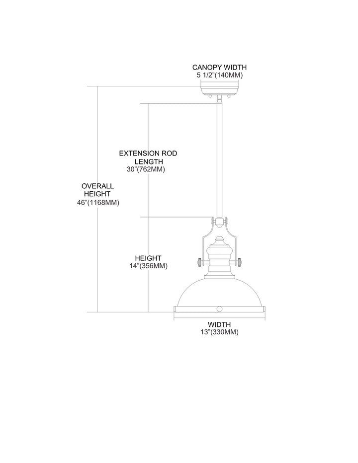 Elk Chadwick 67733-1 Pendant Light - Oil Rubbed Bronze