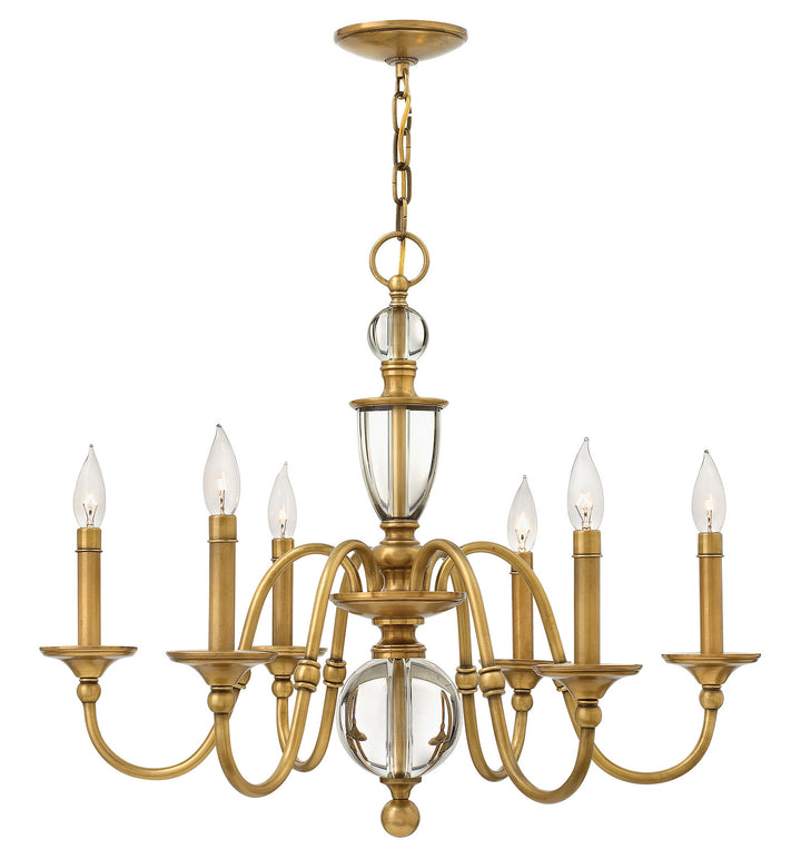 Hinkley Eleanor 4956HB Chandelier Light - Heritage Brass