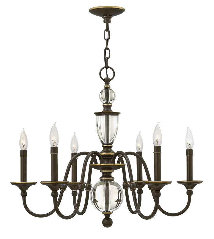 Hinkley Eleanor 4956LZ Chandelier Light - Light Oiled Bronze