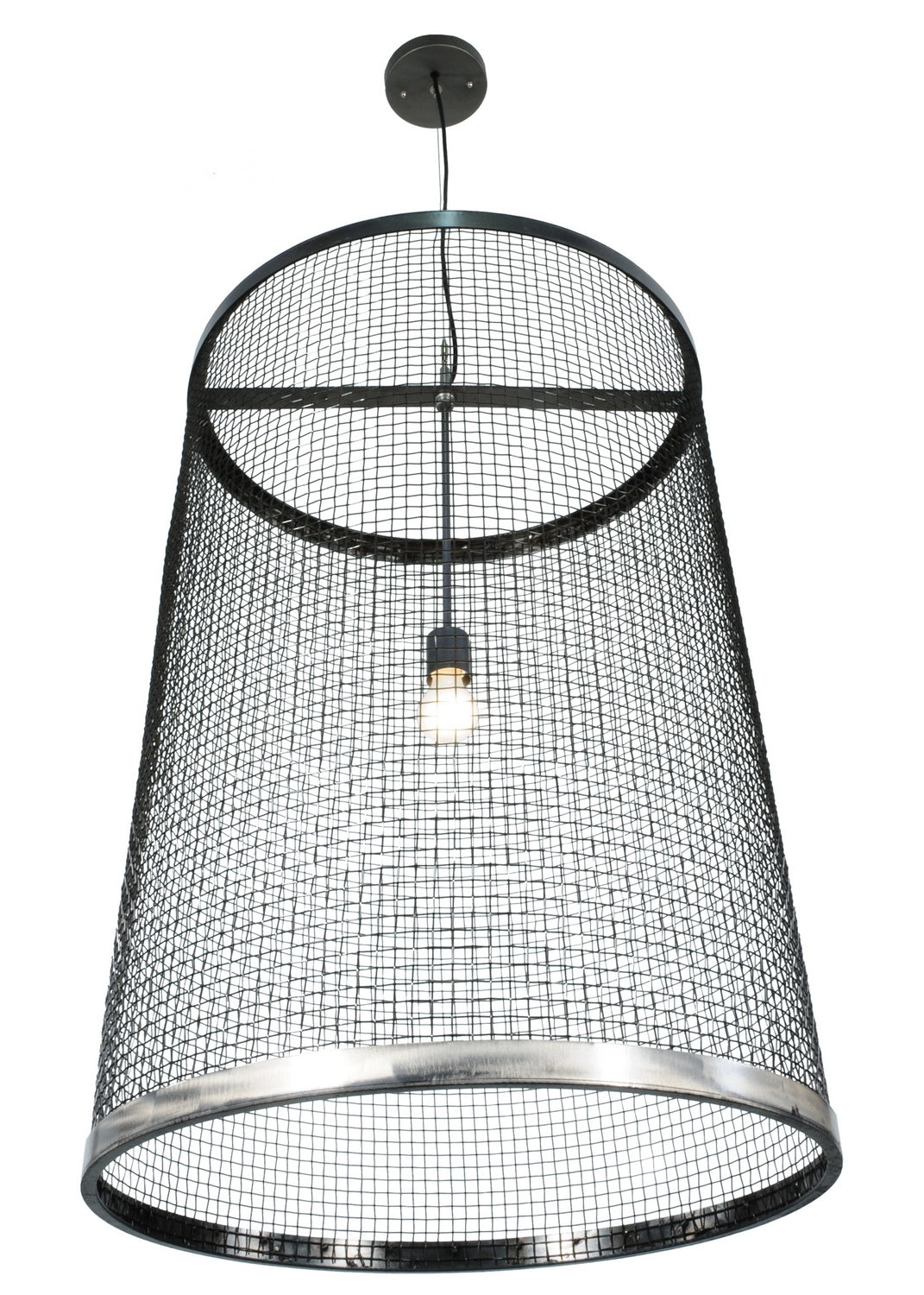 Meyda Tiffany Cilindro 136218 Pendant Light - Satin Clear