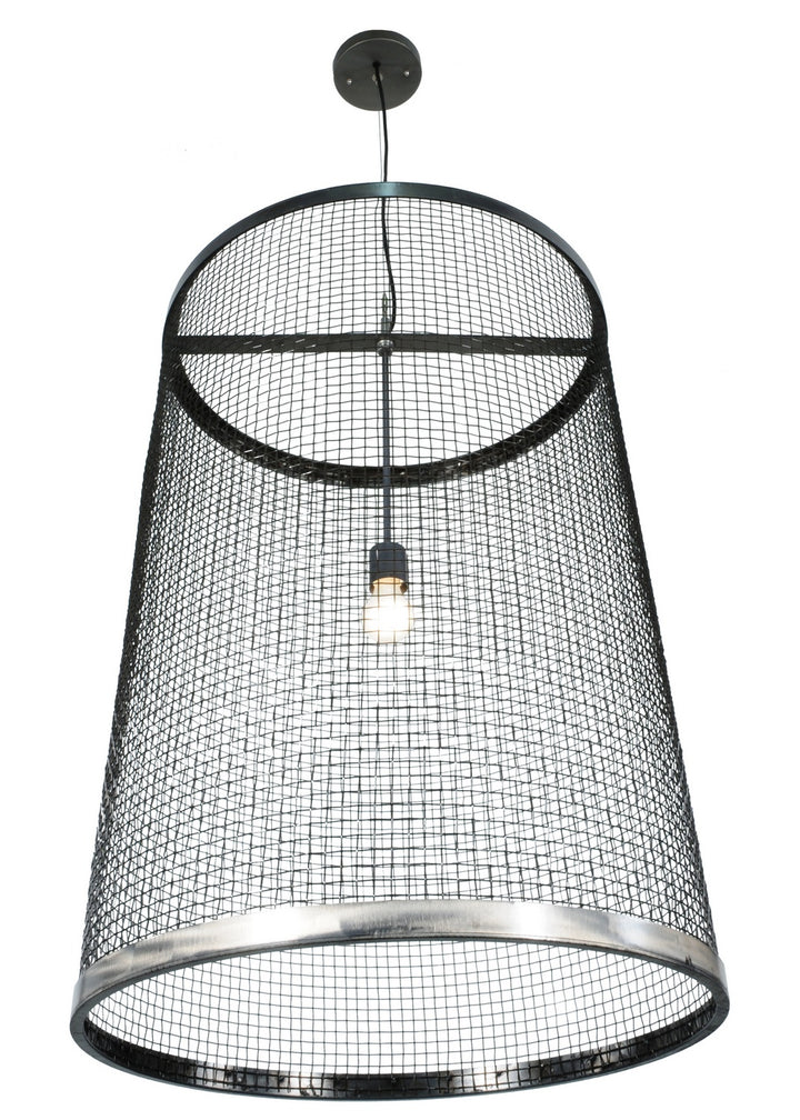 Meyda Tiffany Cilindro 136218 Pendant Light - Satin Clear
