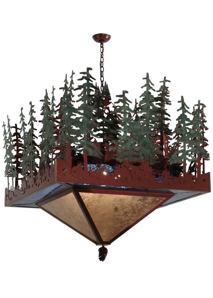 Meyda Tiffany Pine Lake 137023 Pendant Light - Rust, Custom