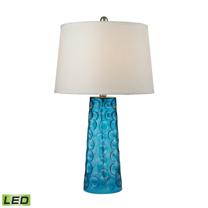 Elk Lighting D2619-LED  Hammered Glass Lamp Blue