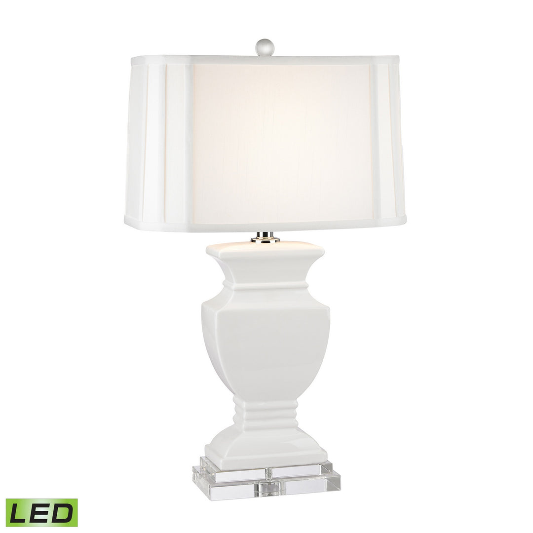 Elk Lighting D2634-LED Triumphal Urn Lamp Gloss White