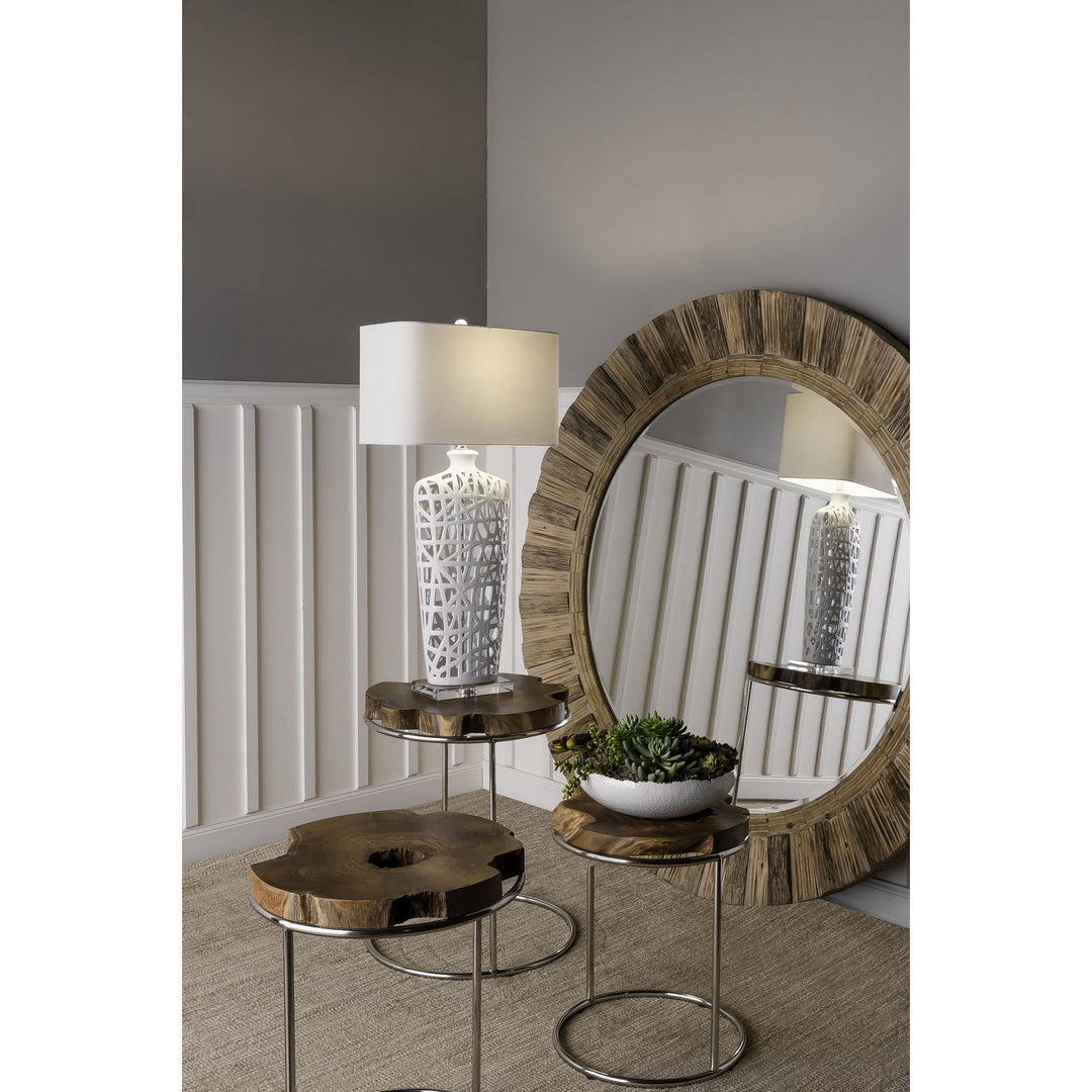 Elk Lighting D2637  Dumond Lamp Gloss White