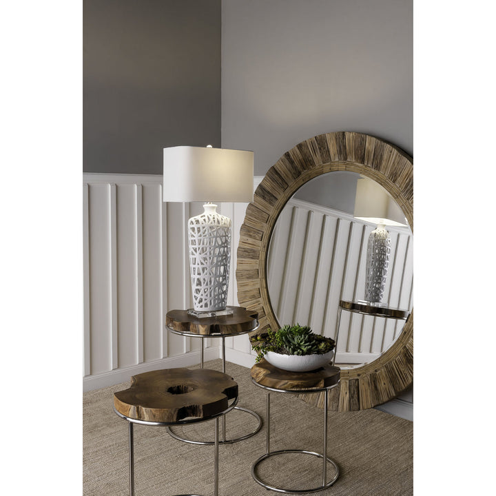 Elk Lighting D2637  Dumond Lamp Gloss White