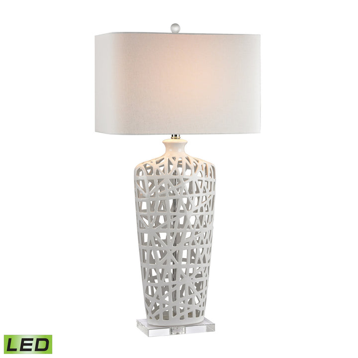 Elk Lighting D2637-LED  Dumond Lamp Gloss White