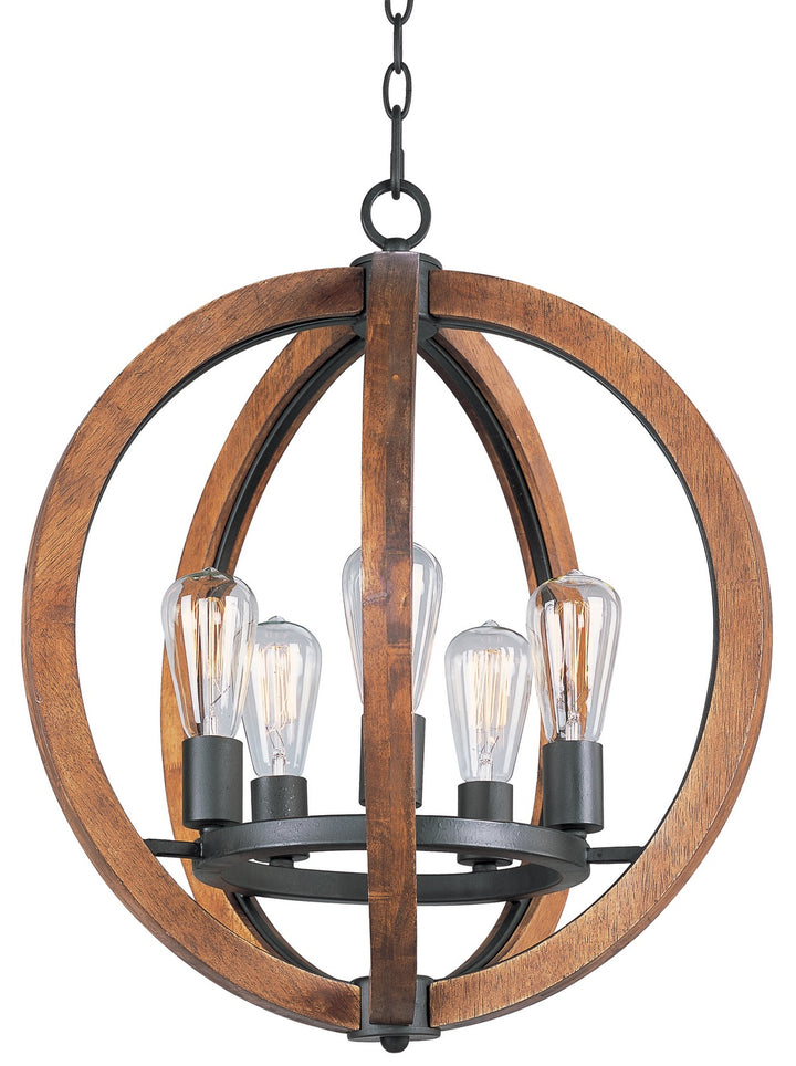 Maxim Bodega Bay 20917APAR Chandelier Light - Anthracite