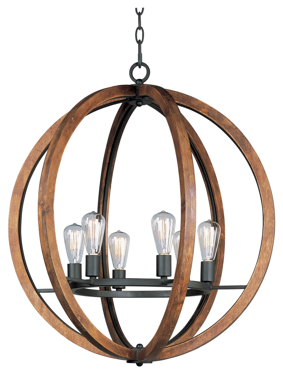 Maxim Bodega Bay 20918APAR Chandelier Light - Anthracite
