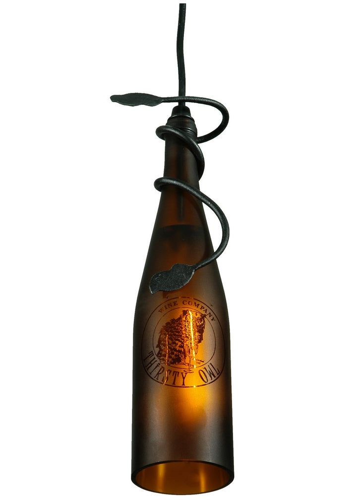 Meyda Tiffany Personalized 137402 Pendant Light - Amber Black