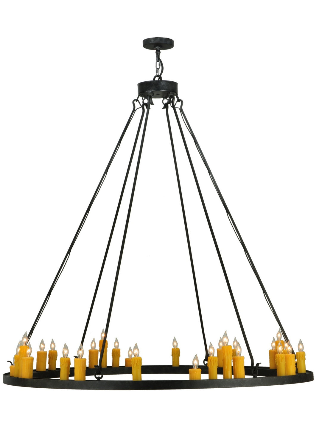 Meyda Tiffany Deina 137662 Chandelier Light - Mahogany Bronze