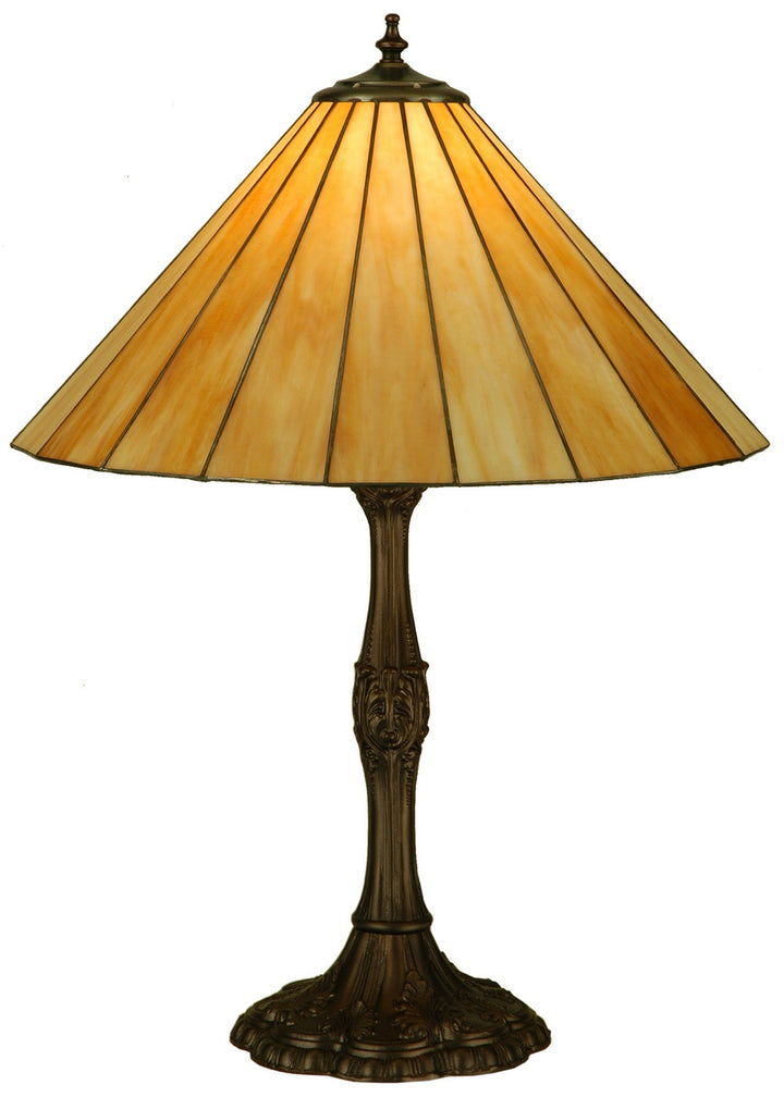 Meyda Tiffany Lighting 137667 Duncan One Light Table Lamp Lamp Bronze / Dark