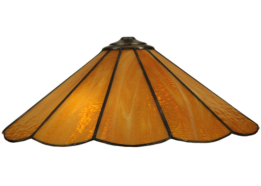 Meyda Tiffany Lighting 138050 Panel Shade Lamp Shade Bronze / Dark