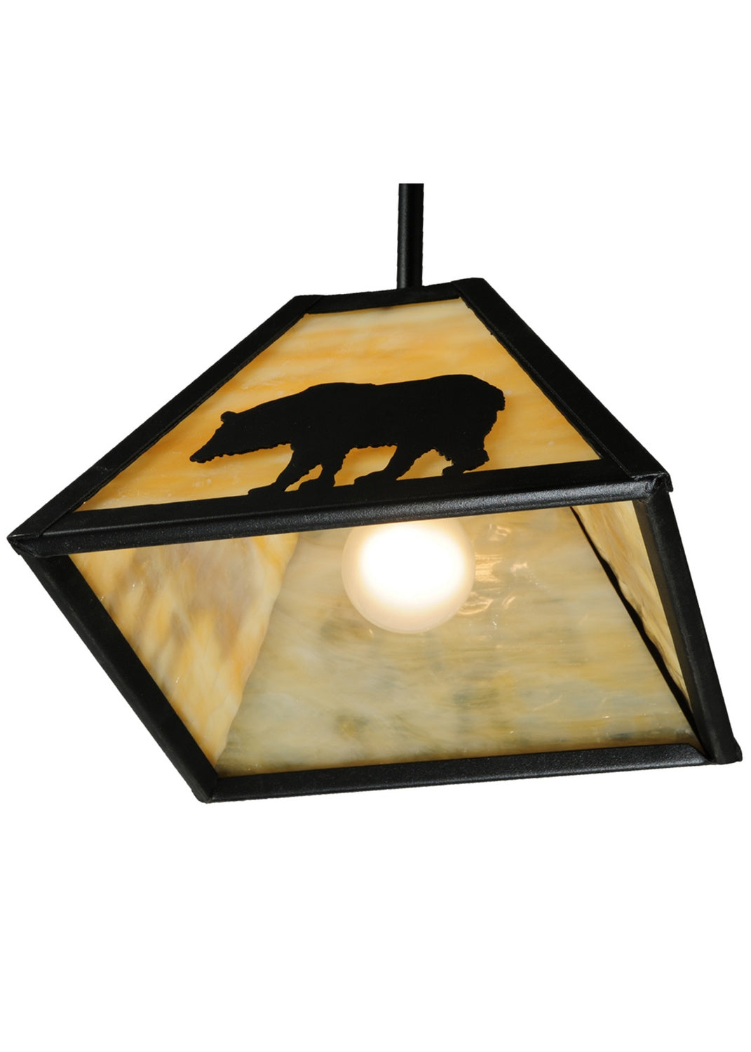 Meyda Tiffany Lone Bear 138210 Pendant Light - Vintage Copper
