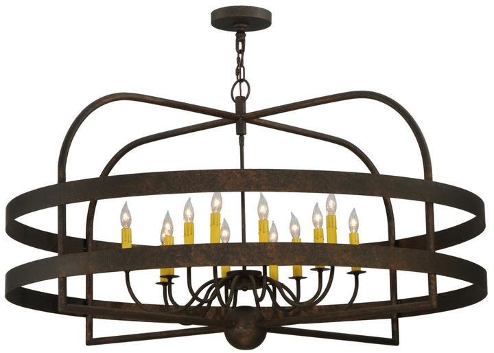 Meyda Tiffany Aldari 139590 Chandelier Light - Gilded Tobacco