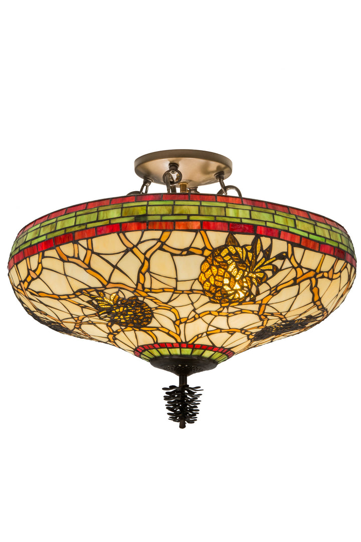 Meyda Tiffany Pinecone 139874 Ceiling Light - Antique Copper