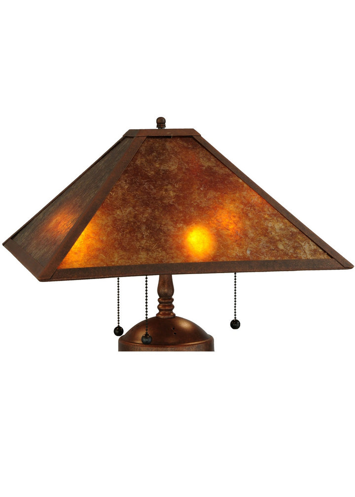 Meyda Tiffany Lighting 140283 Mission Shade Lamp Shade Bronze / Dark