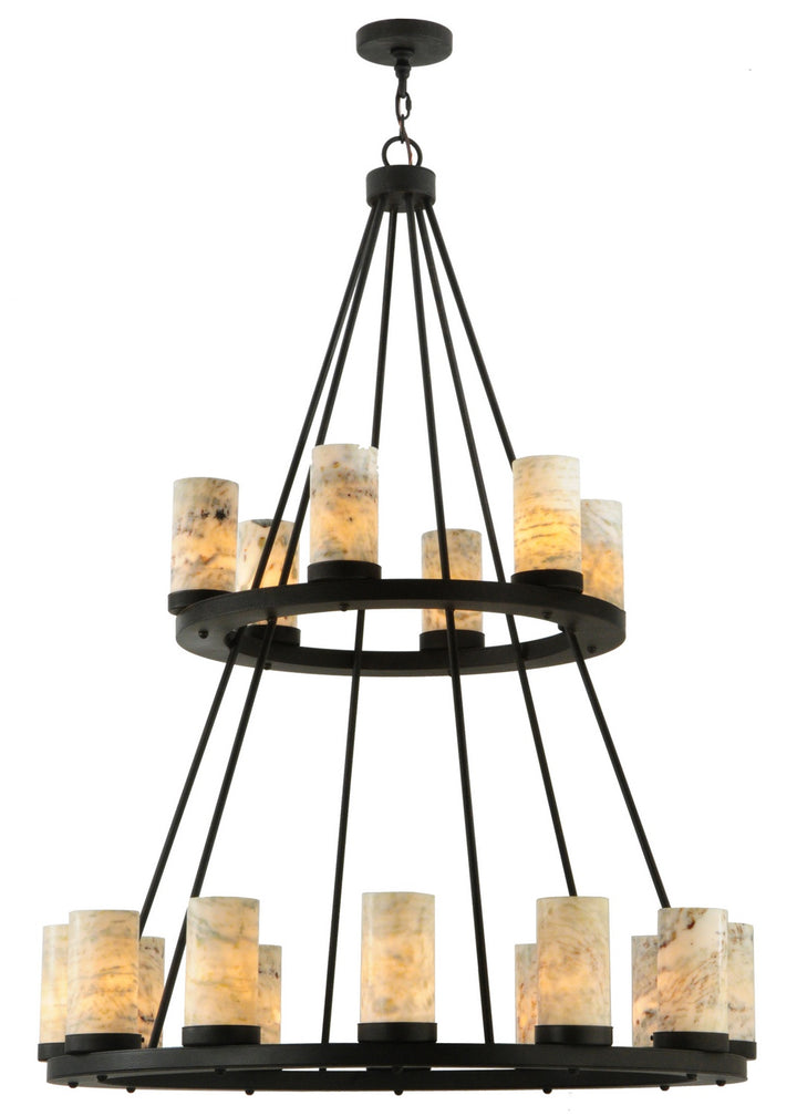 Meyda Tiffany Loxley 140432 Chandelier Light - Chestnut