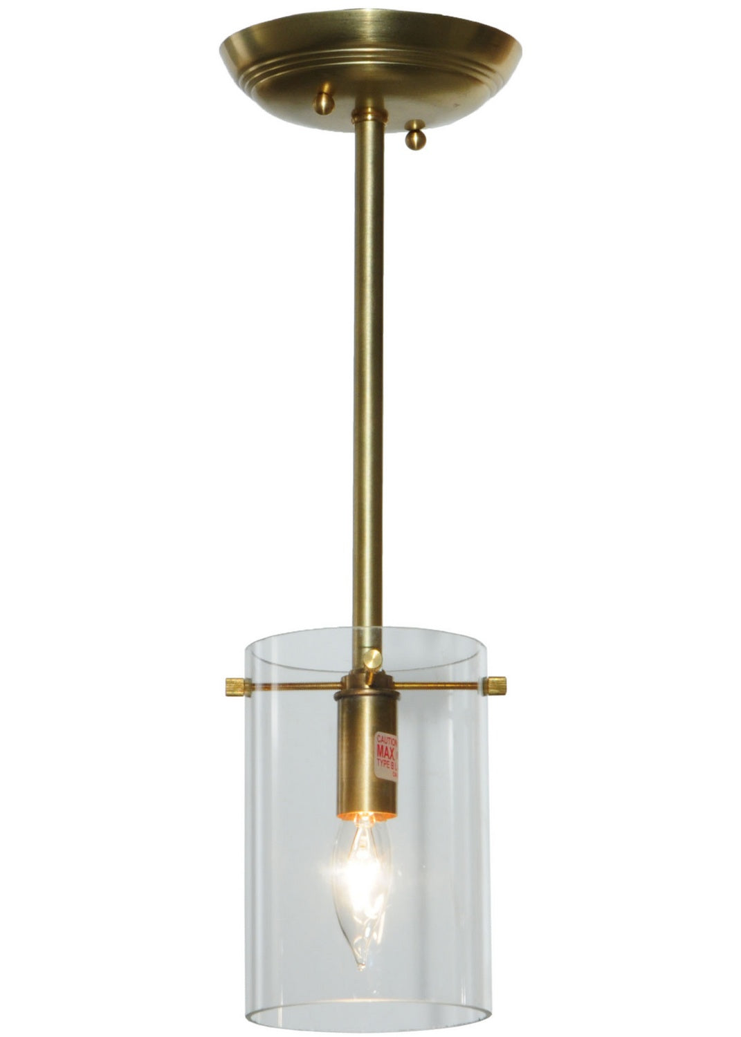 Meyda Tiffany Bakersfield 140494 Pendant Light - Satin Brass