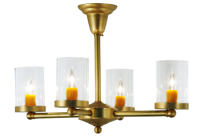 Meyda Tiffany Bakersfield 140502 Ceiling Light - Satin Brass