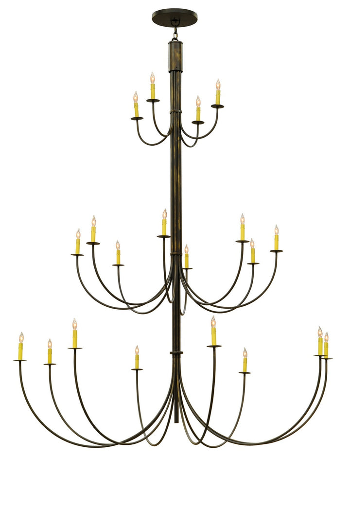 Meyda Tiffany Cheal 140807 Chandelier Light - Antique Brass