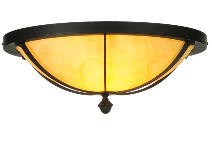 Meyda Tiffany Dominga 140926 Ceiling Light - Craftsman Brown