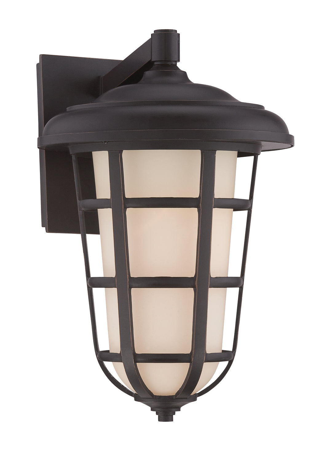 Designers Fountain 33241-ABP Triton One Light Wall Lantern Outdoor Bronze / Dark