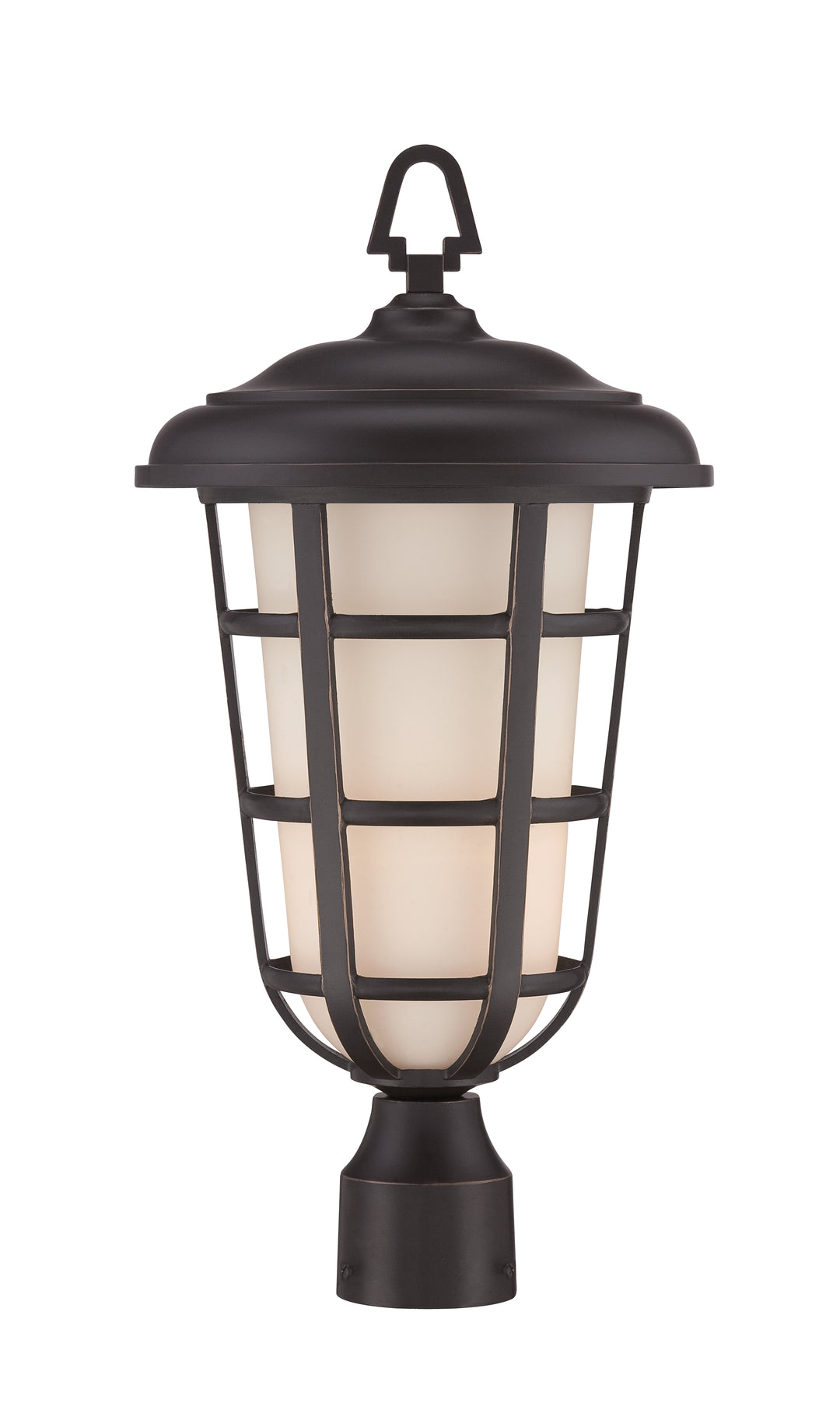 Designers Fountain 33246-ABP Triton One Light Post Lantern Outdoor Bronze / Dark