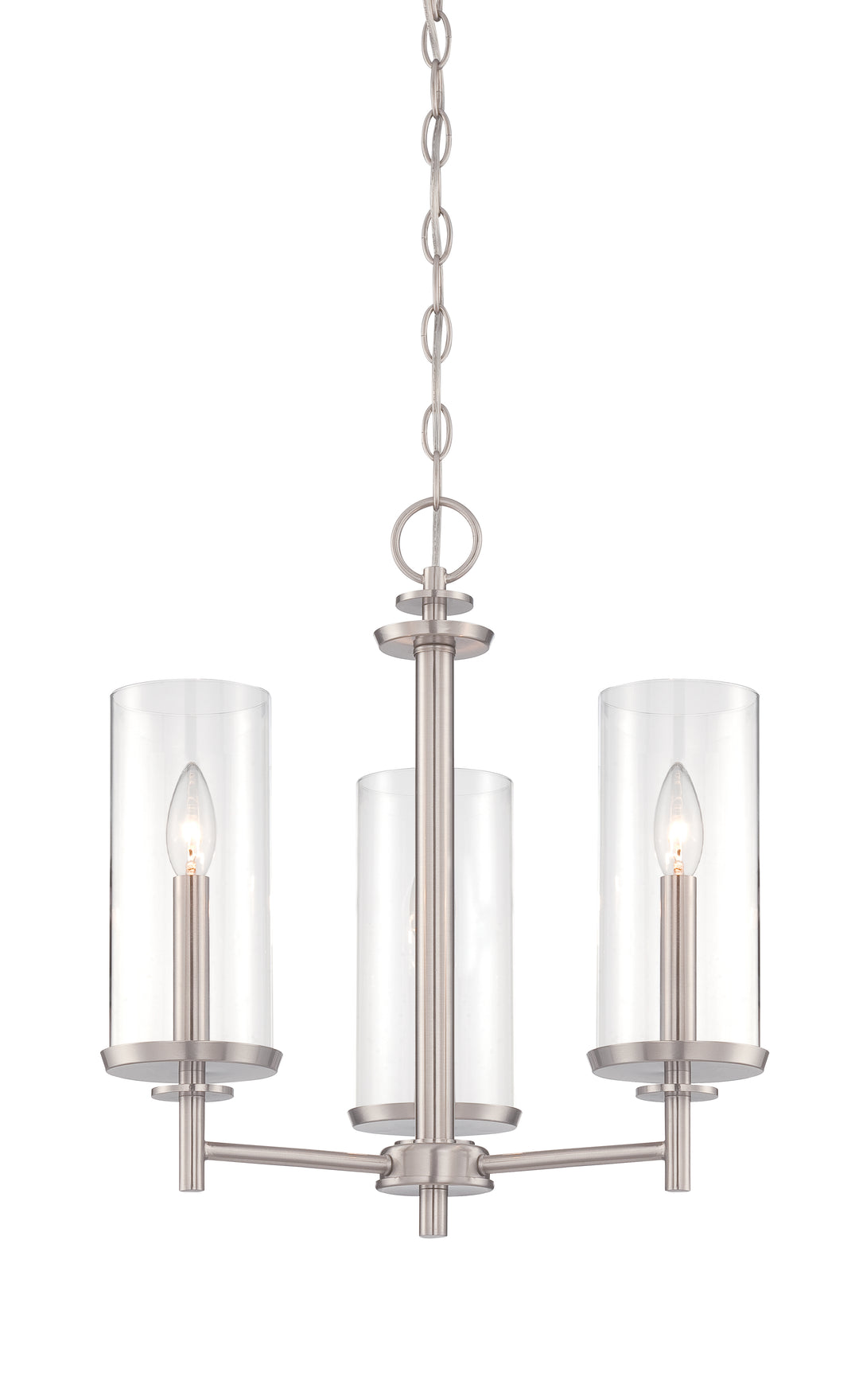 Designers Fountain Harlowe 87283-SP Chandelier Light - Satin Platinum