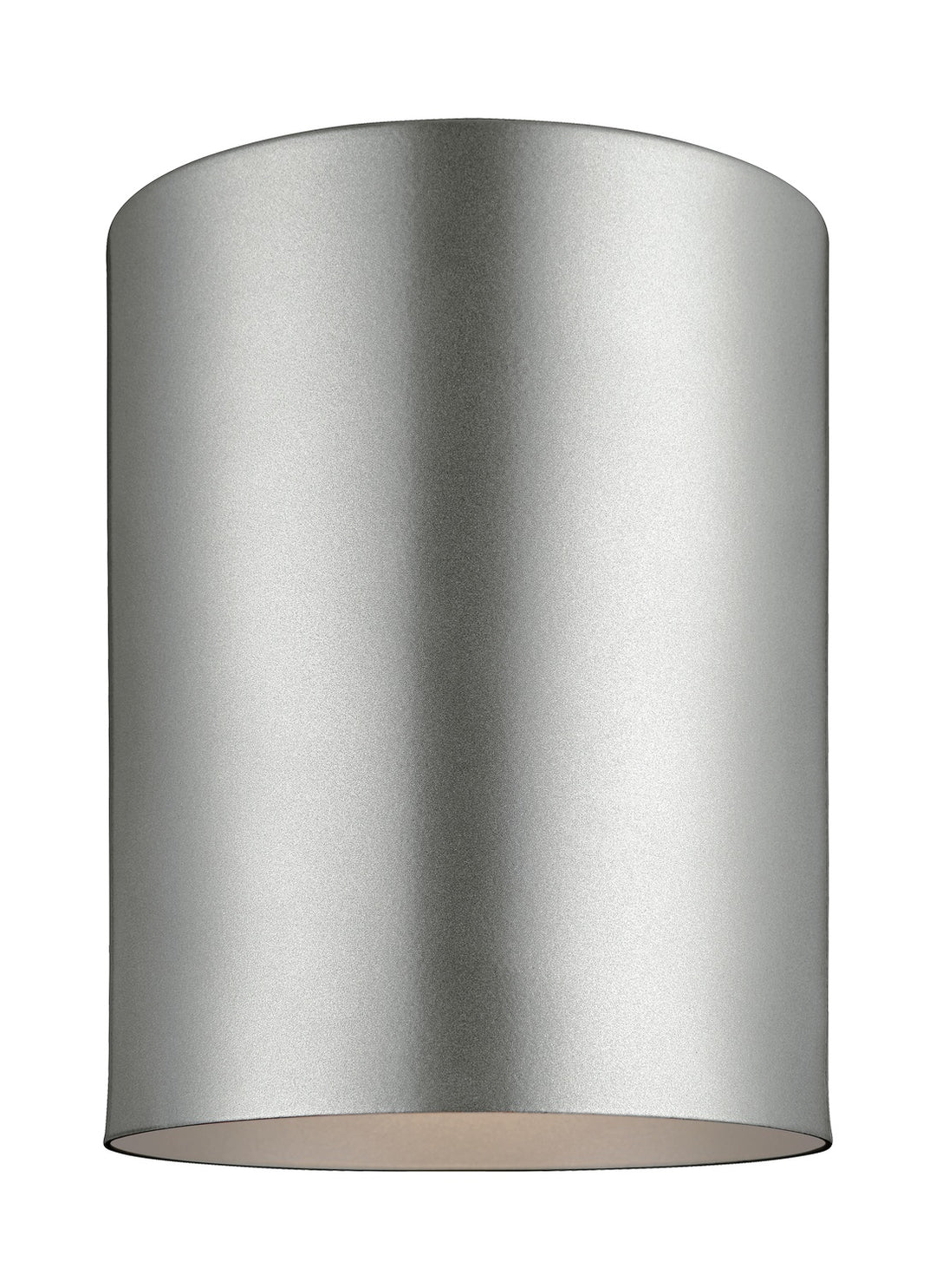 Visual Comfort Studio 7813801-753 Outdoor Cylinders One Light Outdoor Flush Mount Outdoor Pewter, Nickel, Silver