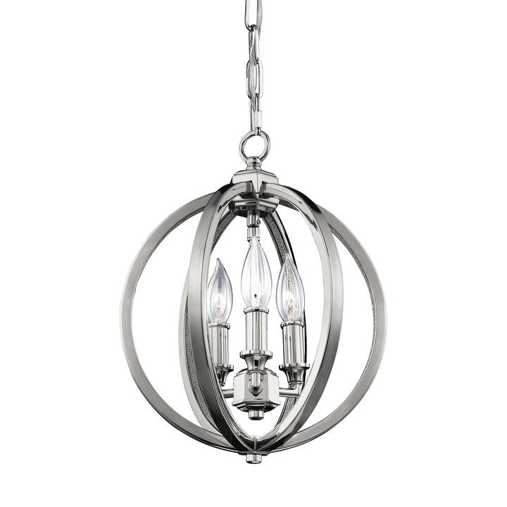 Visual Comfort Studio Corinne F3059/3PN Chandelier Light - Polished Nickel