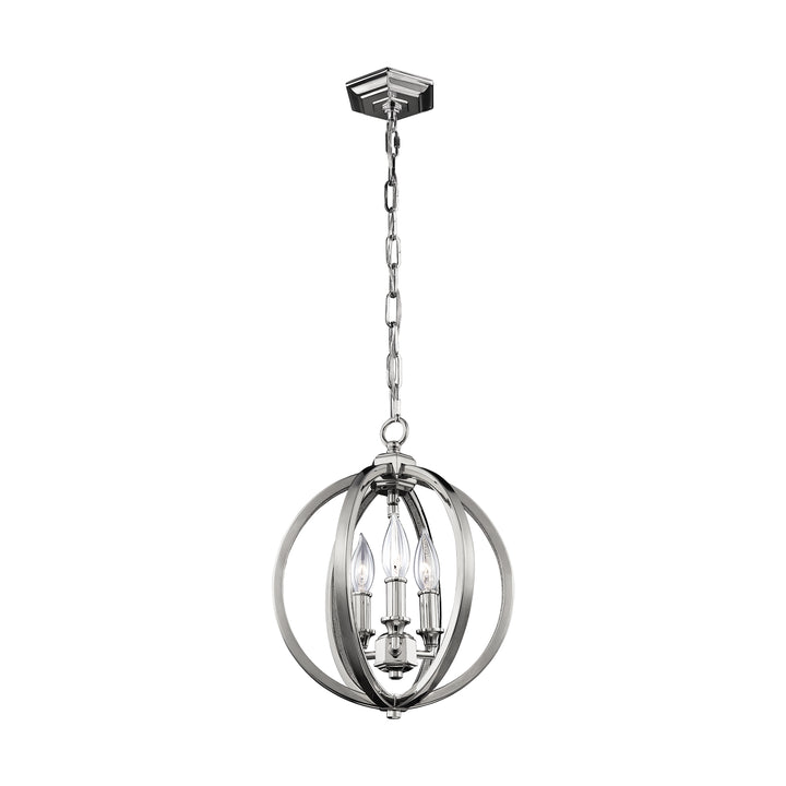 Visual Comfort Studio Corinne F3059/3PN Chandelier Light - Polished Nickel