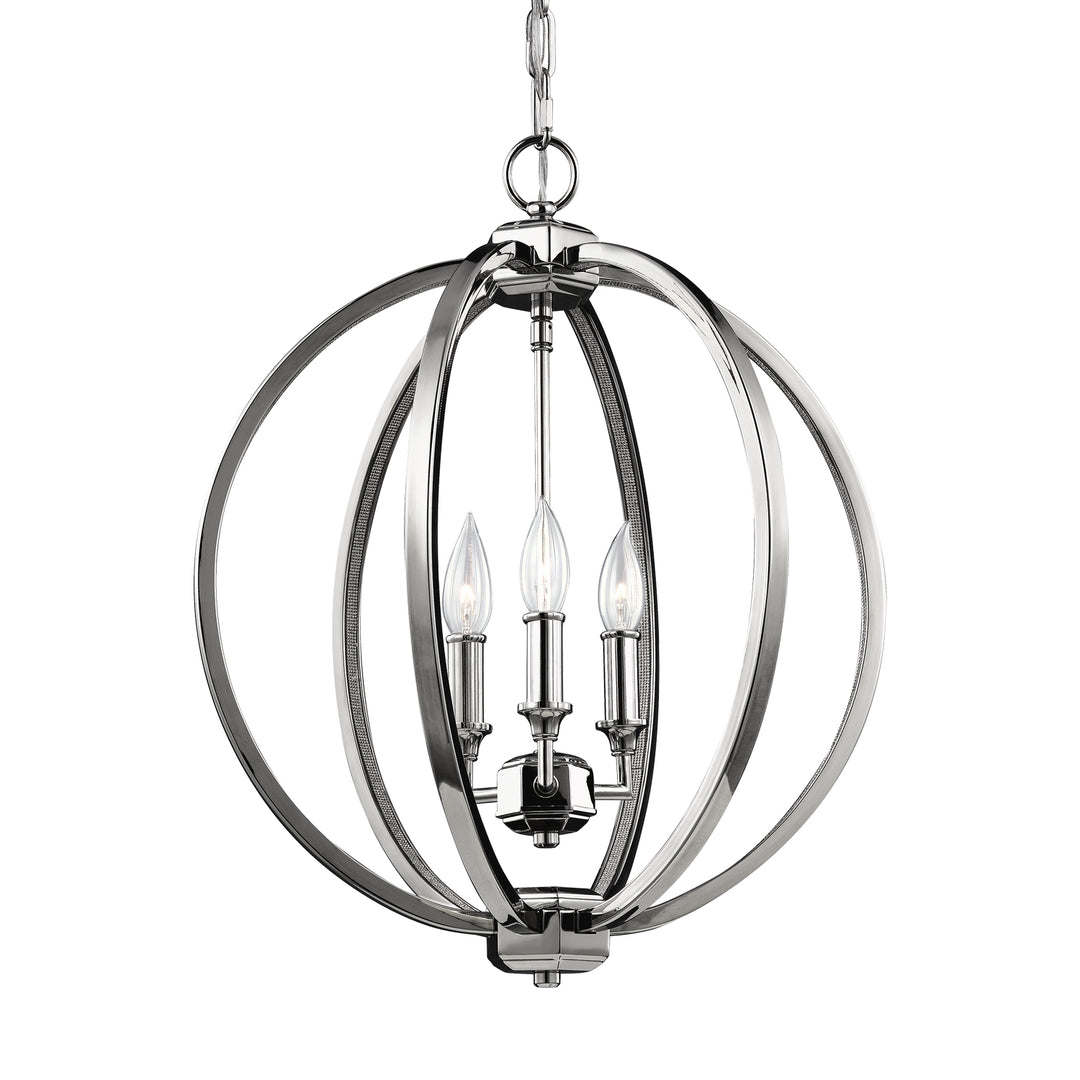 Visual Comfort Studio Corinne F3060/3PN Pendant Light - Polished Nickel