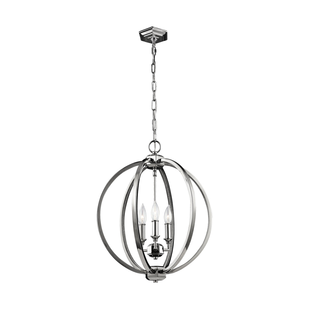 Visual Comfort Studio Corinne F3060/3PN Pendant Light - Polished Nickel