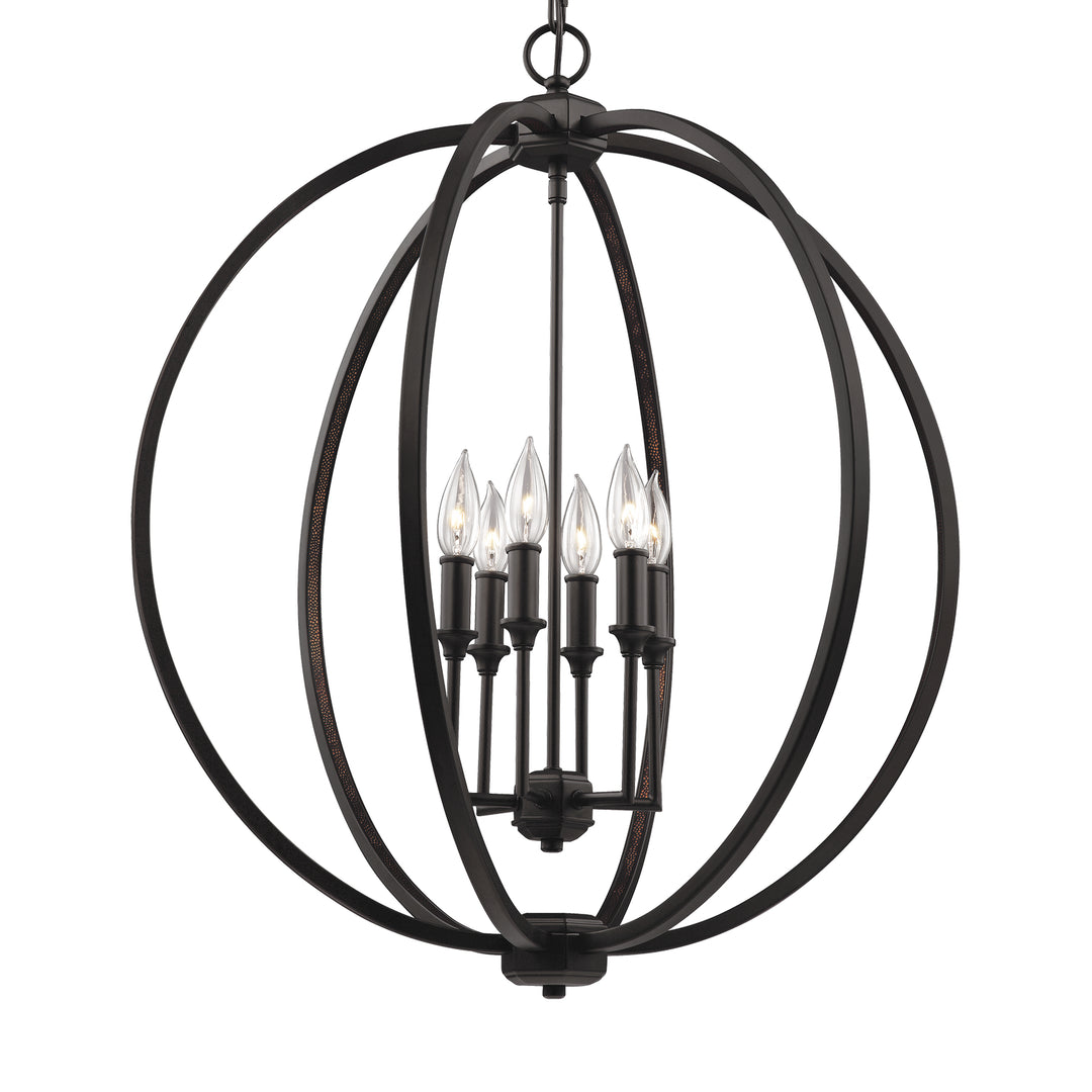 Visual Comfort Studio Corinne F3061/6ORB Pendant Light - Oil Rubbed Bronze