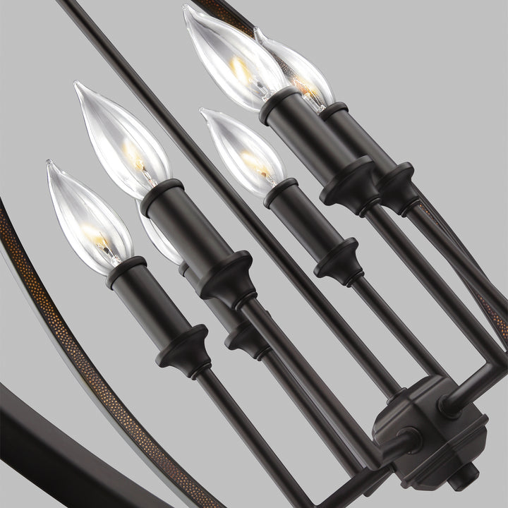 Visual Comfort Studio Corinne F3061/6ORB Pendant Light - Oil Rubbed Bronze