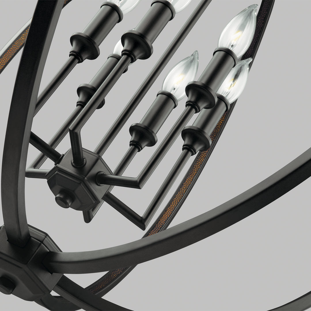 Visual Comfort Studio Corinne F3061/6ORB Pendant Light - Oil Rubbed Bronze