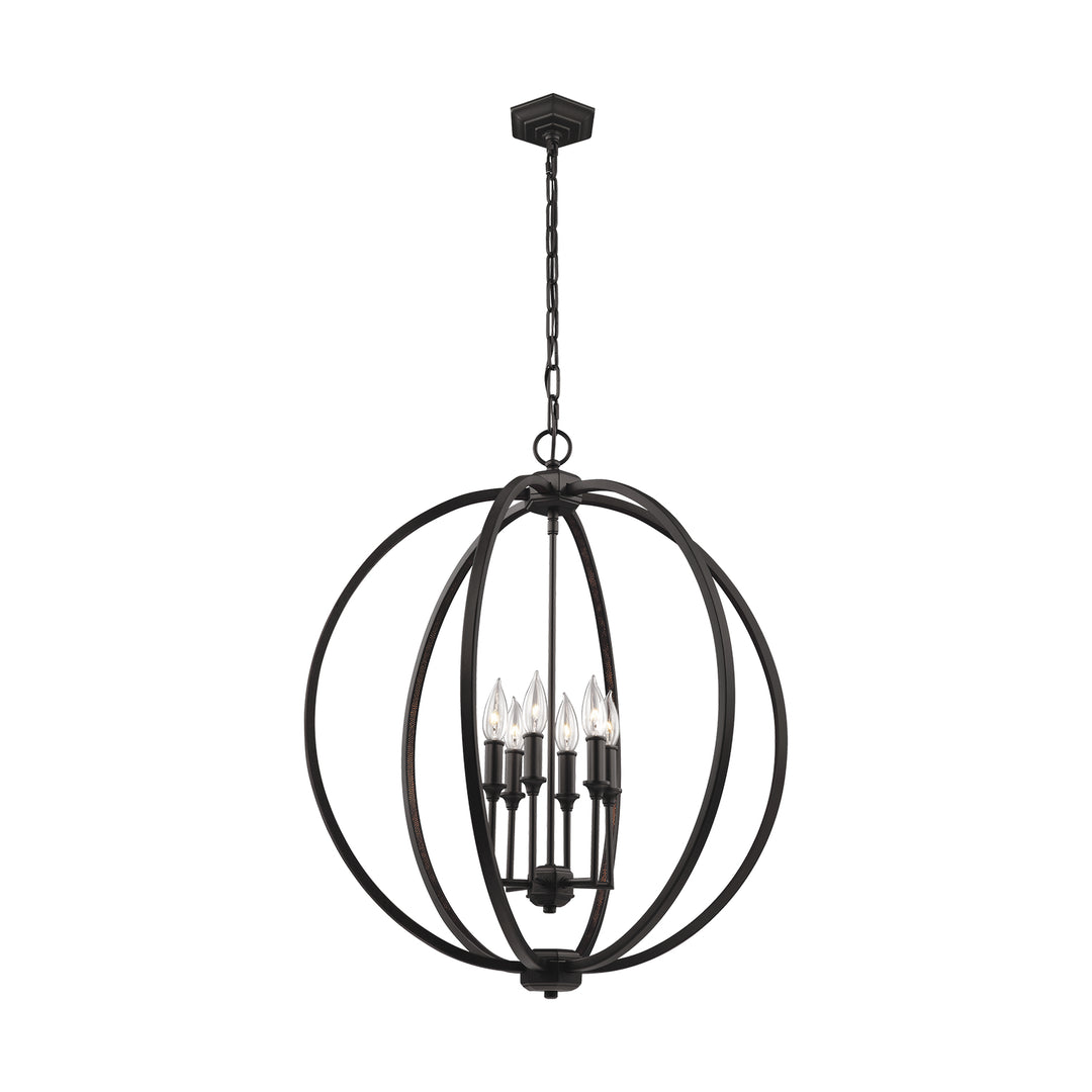 Visual Comfort Studio Corinne F3061/6ORB Pendant Light - Oil Rubbed Bronze