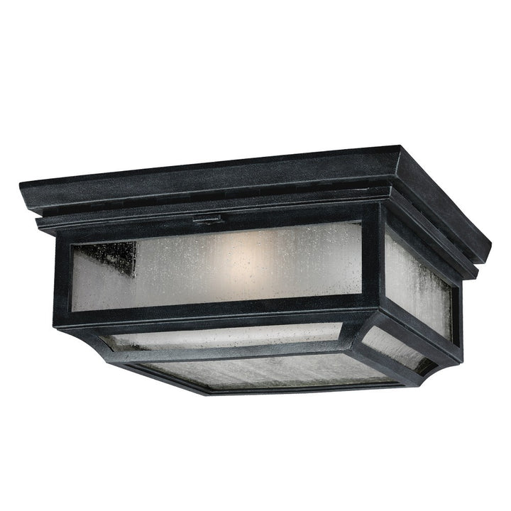 Visual Comfort Studio OL10613DWZ Shepherd Two Light Flush Mount Outdoor Bronze / Dark