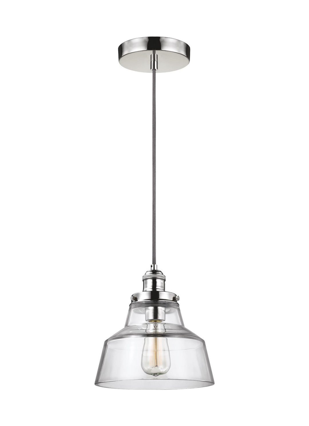 Visual Comfort Studio Baskin P1348PN Pendant Light - Polished Nickel