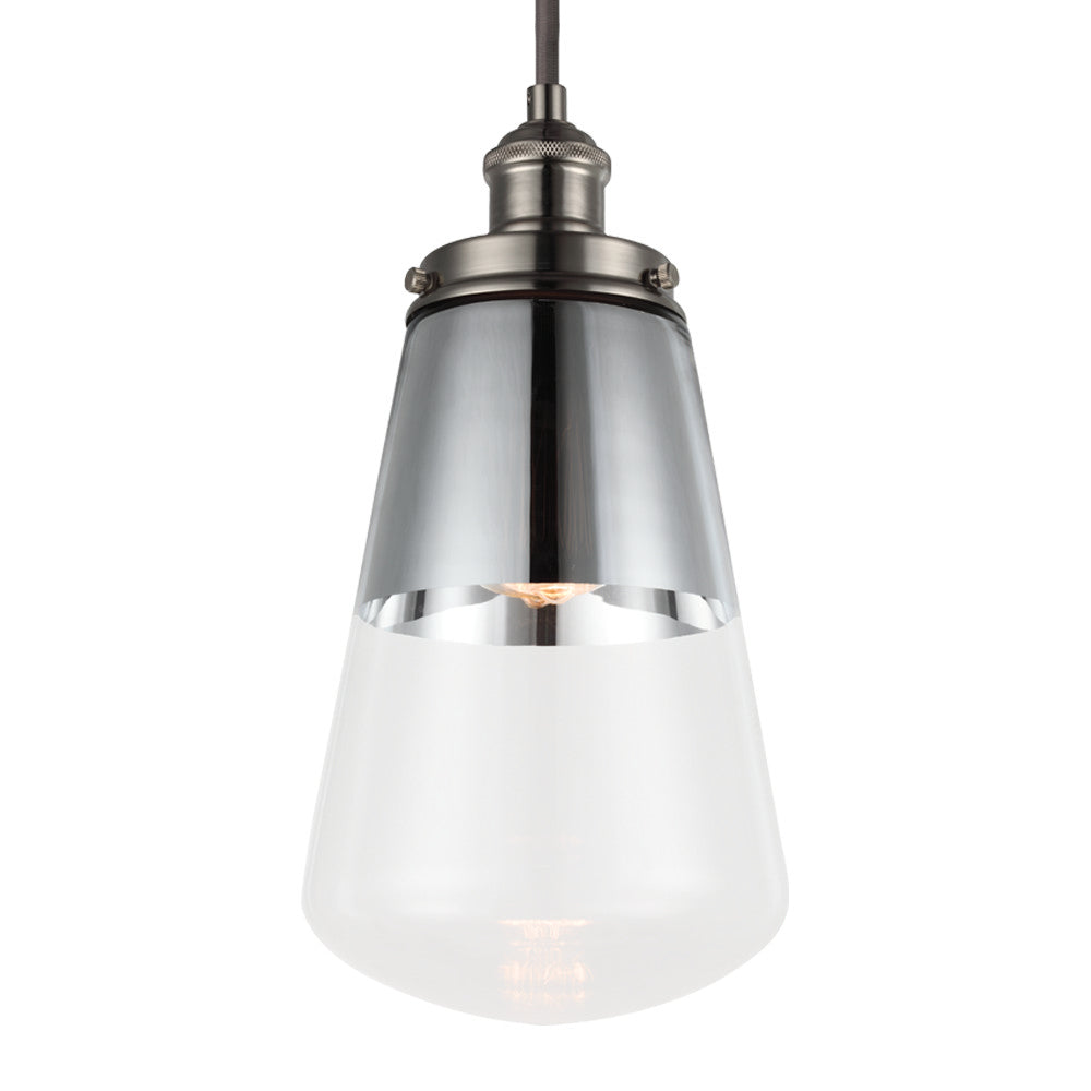 Visual Comfort Studio Waveform P1372PN Pendant Light - Polished Nickel