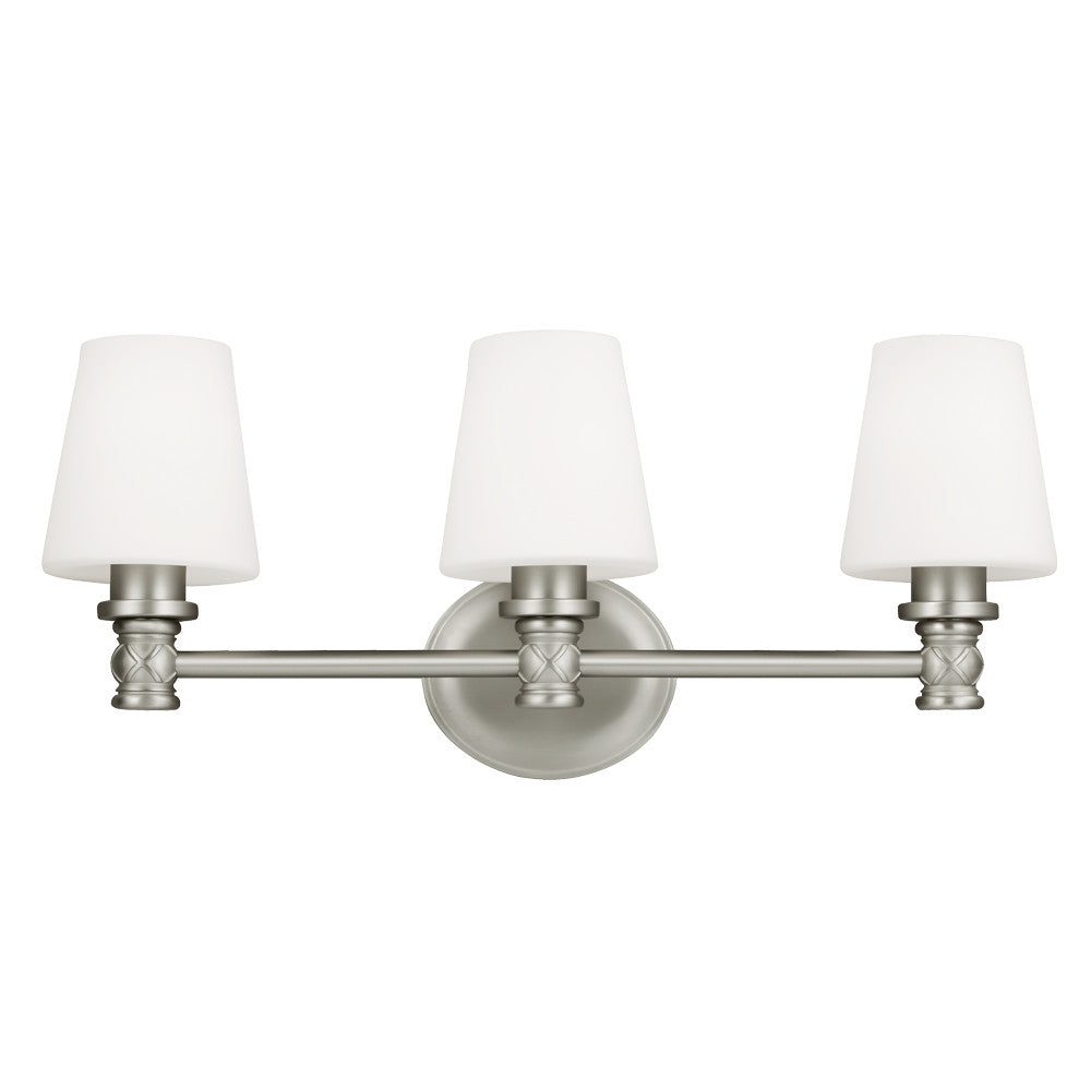 Visual Comfort Studio Xavierre VS22103SN Bath Vanity Light 24 in. wide - Satin Nickel