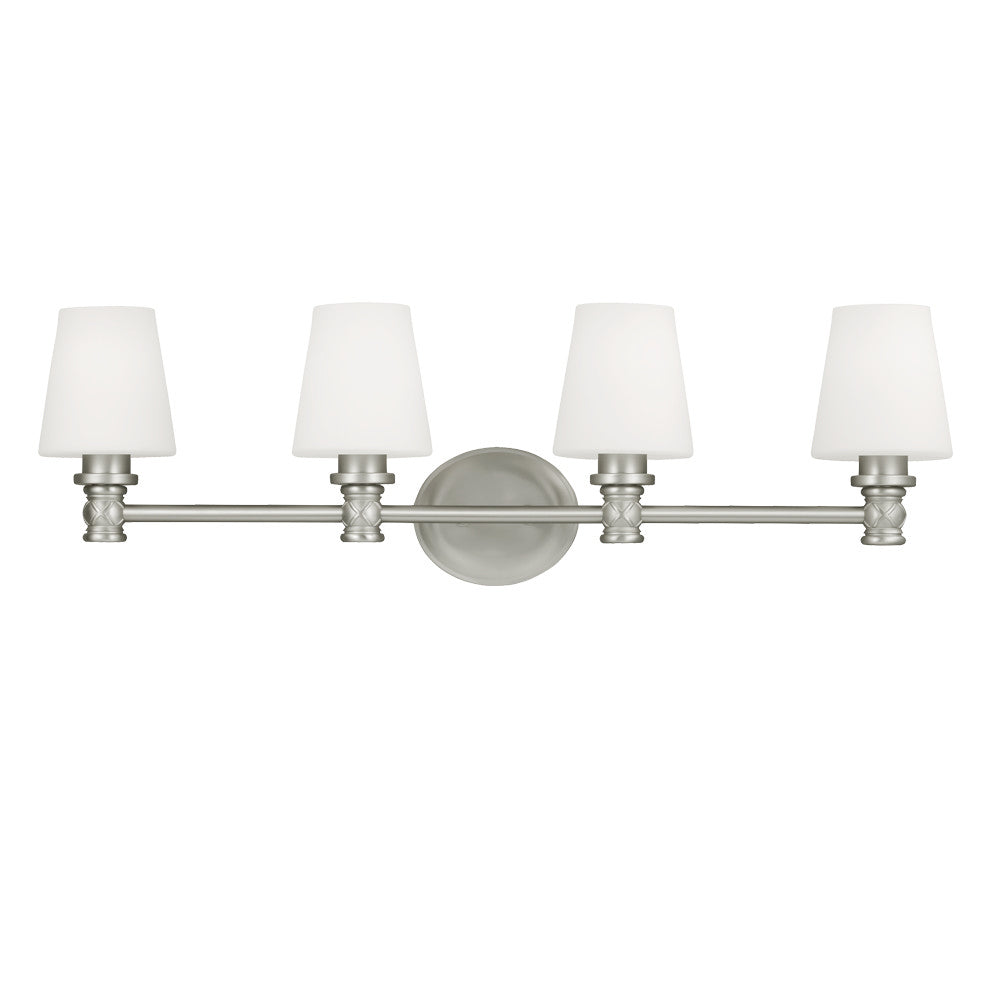 Visual Comfort Studio Xavierre VS22104SN Bath Vanity Light 33 in. wide - Satin Nickel