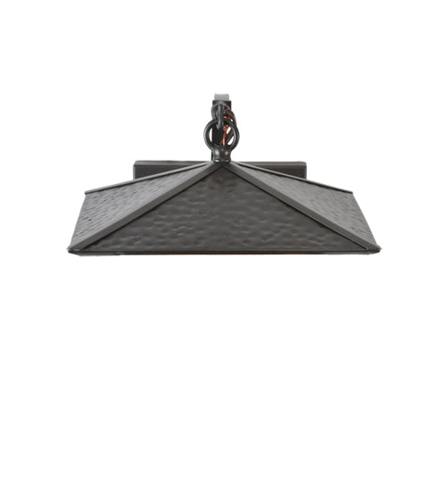 Meyda Tiffany Lighting 63146 Seneca One Light Wall Sconce Outdoor Bronze / Dark