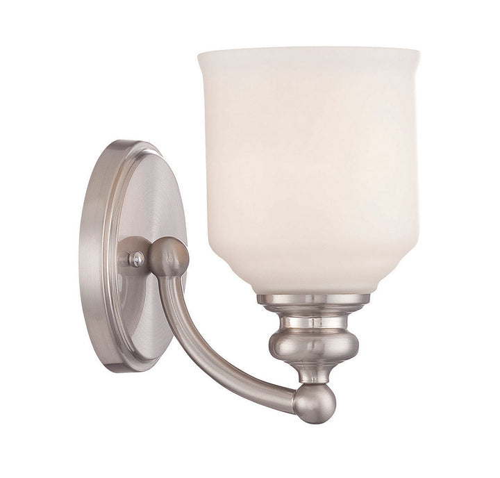 Savoy House Melrose 9-6836-1-SN Wall Sconce Light - Satin Nickel