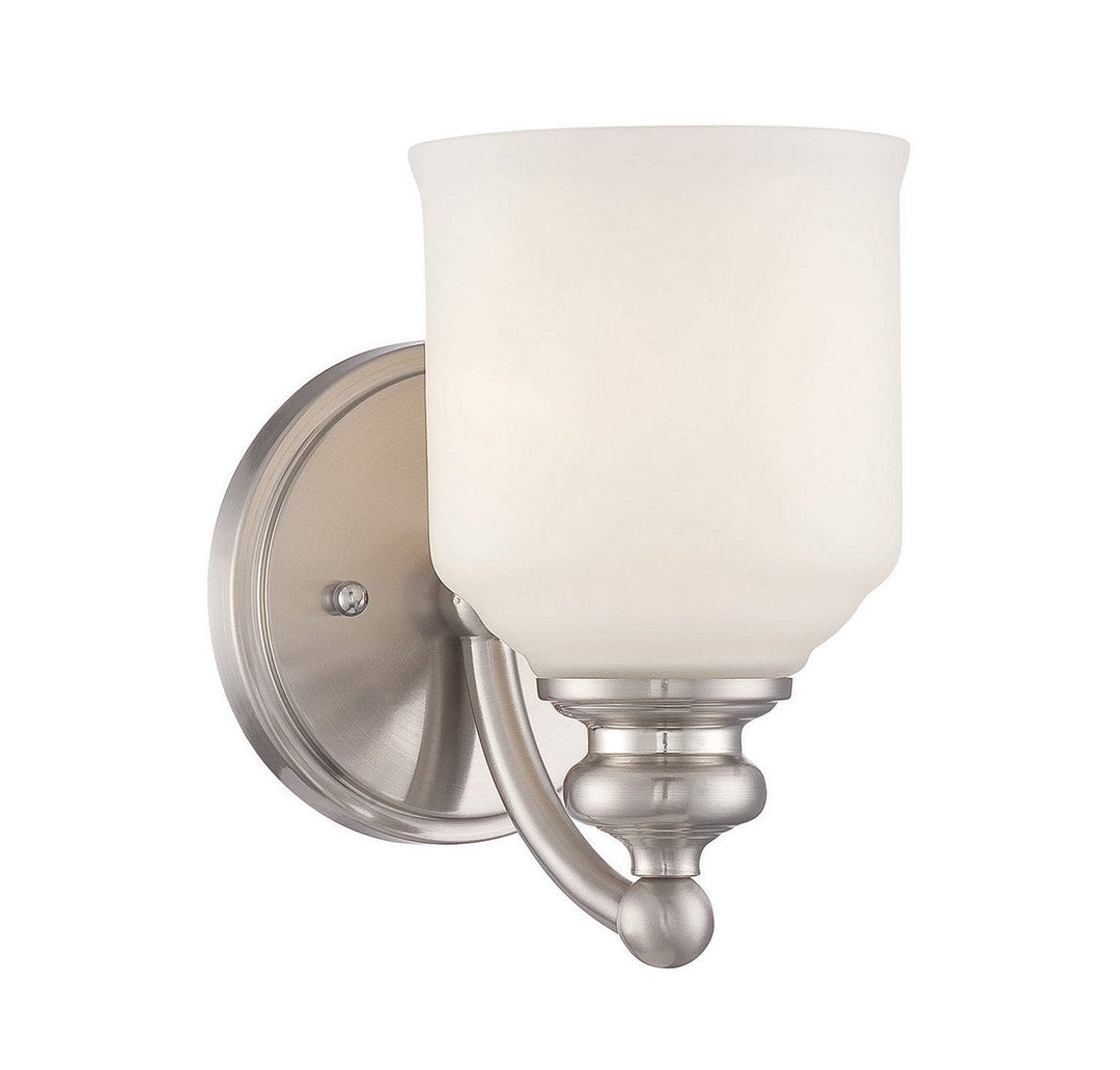 Savoy House Melrose 9-6836-1-SN Wall Sconce Light - Satin Nickel