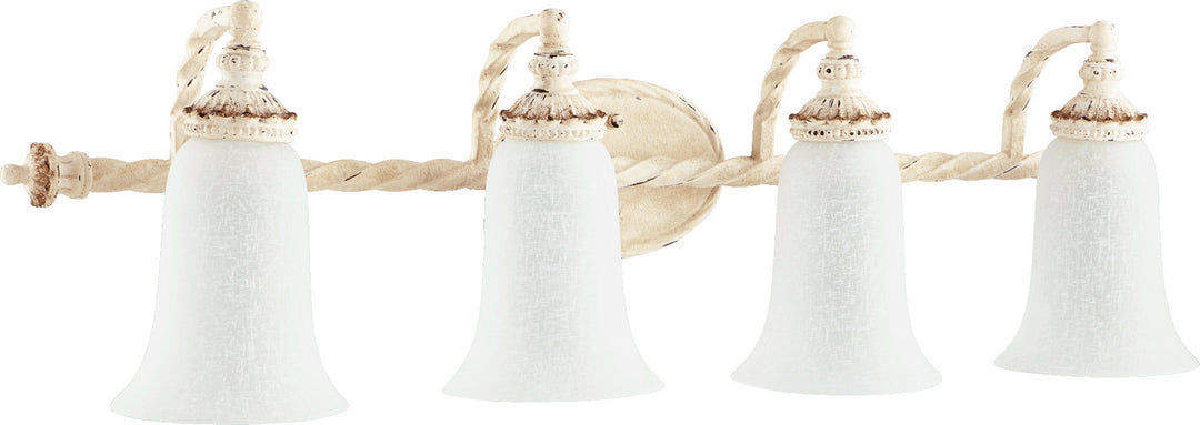 Quorum Alameda 5386-4-70 Bath Vanity Light 36 in. wide - Persian White