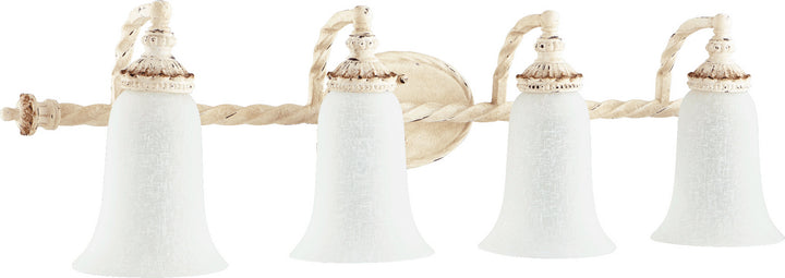 Quorum Alameda 5386-4-70 Bath Vanity Light 36 in. wide - Persian White