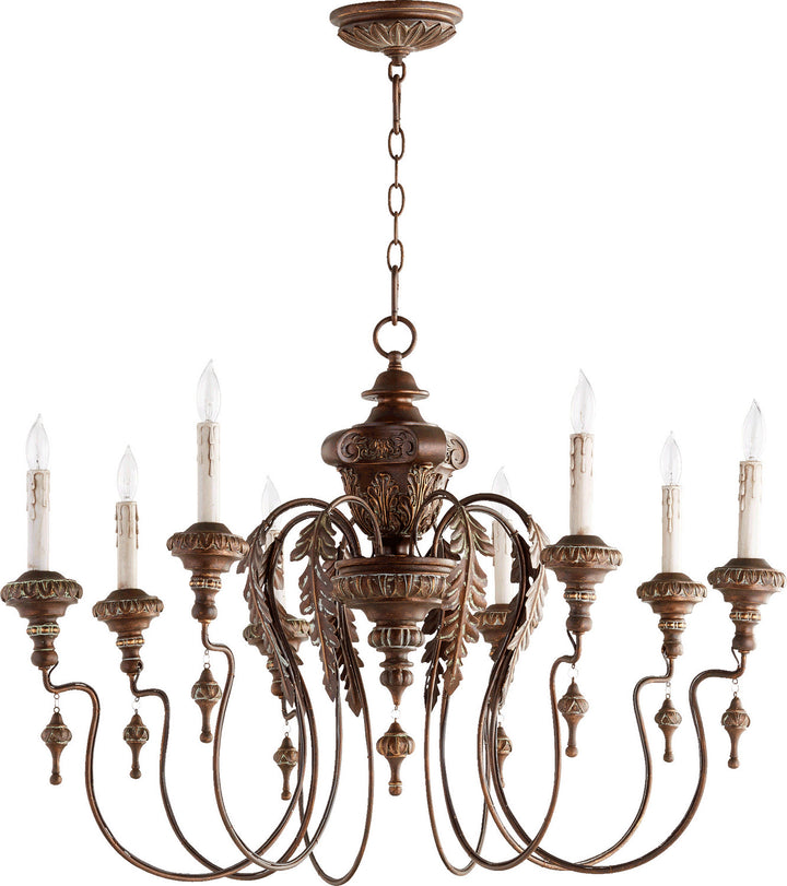 Quorum Salento 6006-8-39 Chandelier Light - Vintage Copper