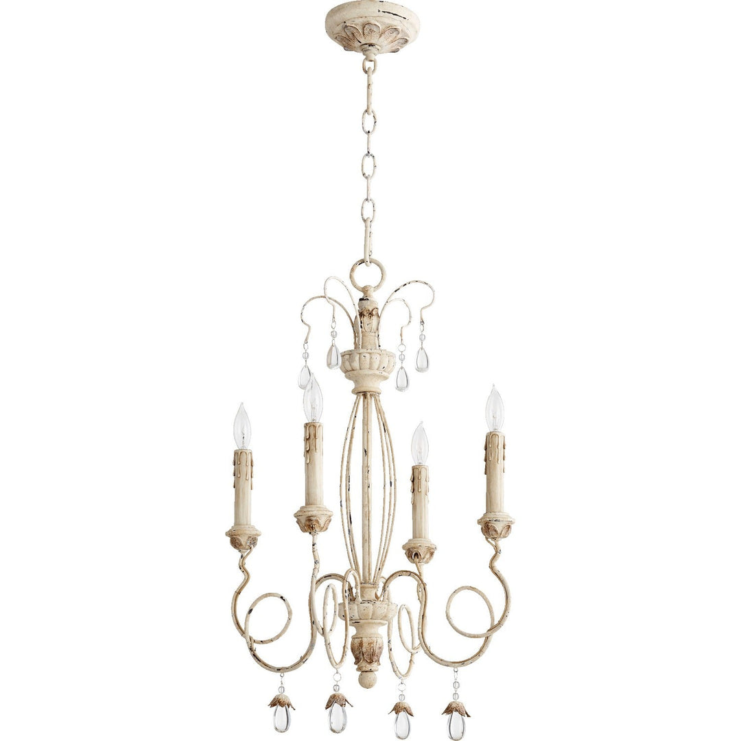 Quorum Venice 6044-4-70 Chandelier Light - Persian White